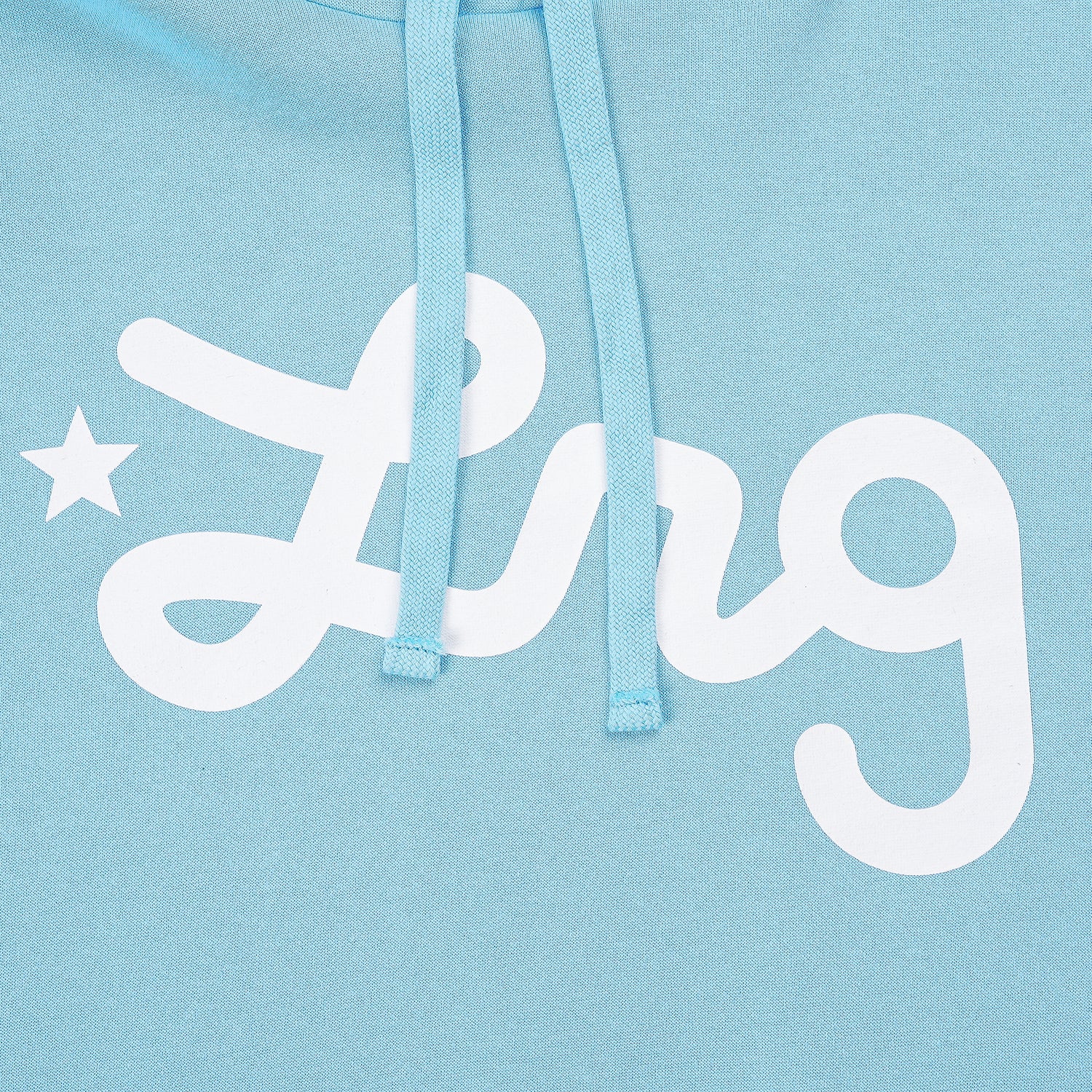 Lifted Script Pullover Hoodie - Carolina Blue