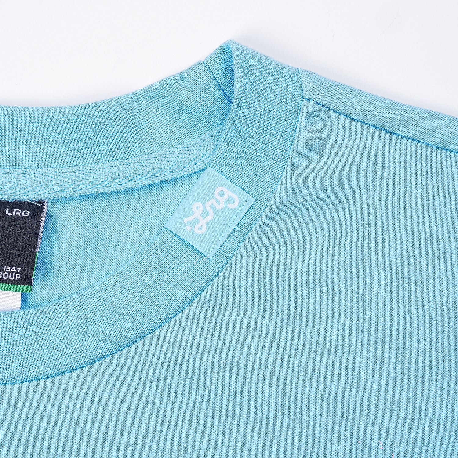 Lifted Script Tee - Carolina Blue