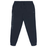 LIFTED SCRIPT JOGGER - Jet Black