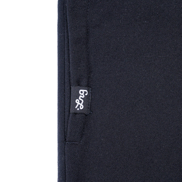 LIFTED SCRIPT JOGGER - Jet Black