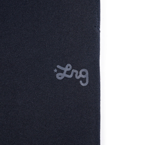 LIFTED SCRIPT JOGGER - Jet Black