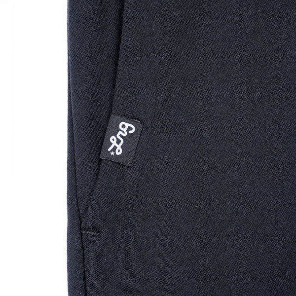 LIFTED SCRIPT SHORT - Jet Black