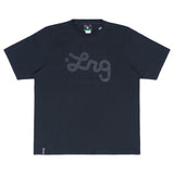 Lifted Script Tee - Jet Black