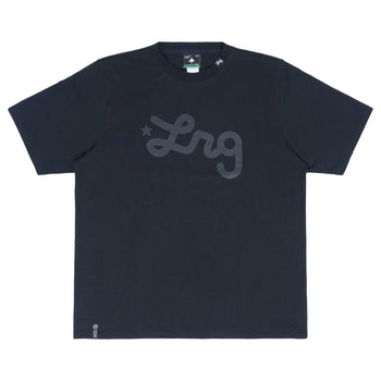 Lifted Script Tee - Jet Black