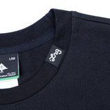 Lifted Script Tee - Jet Black