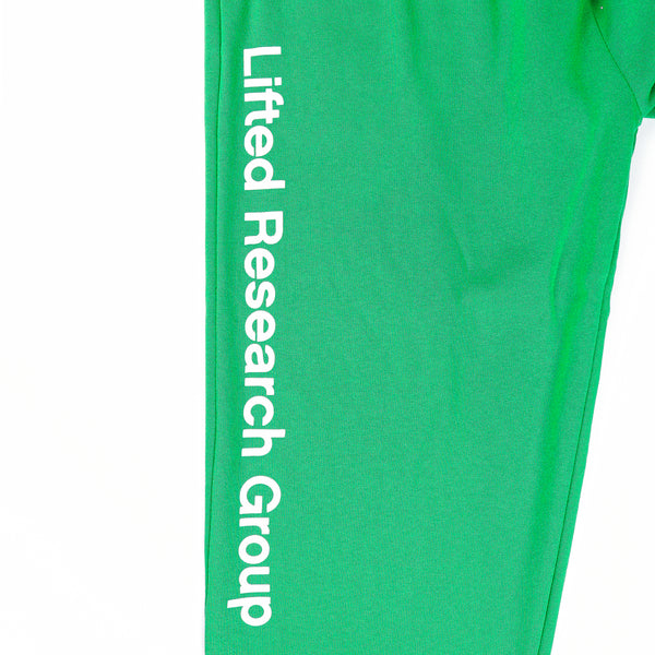 LIFTED SCRIPT JOGGER - Kelly Green