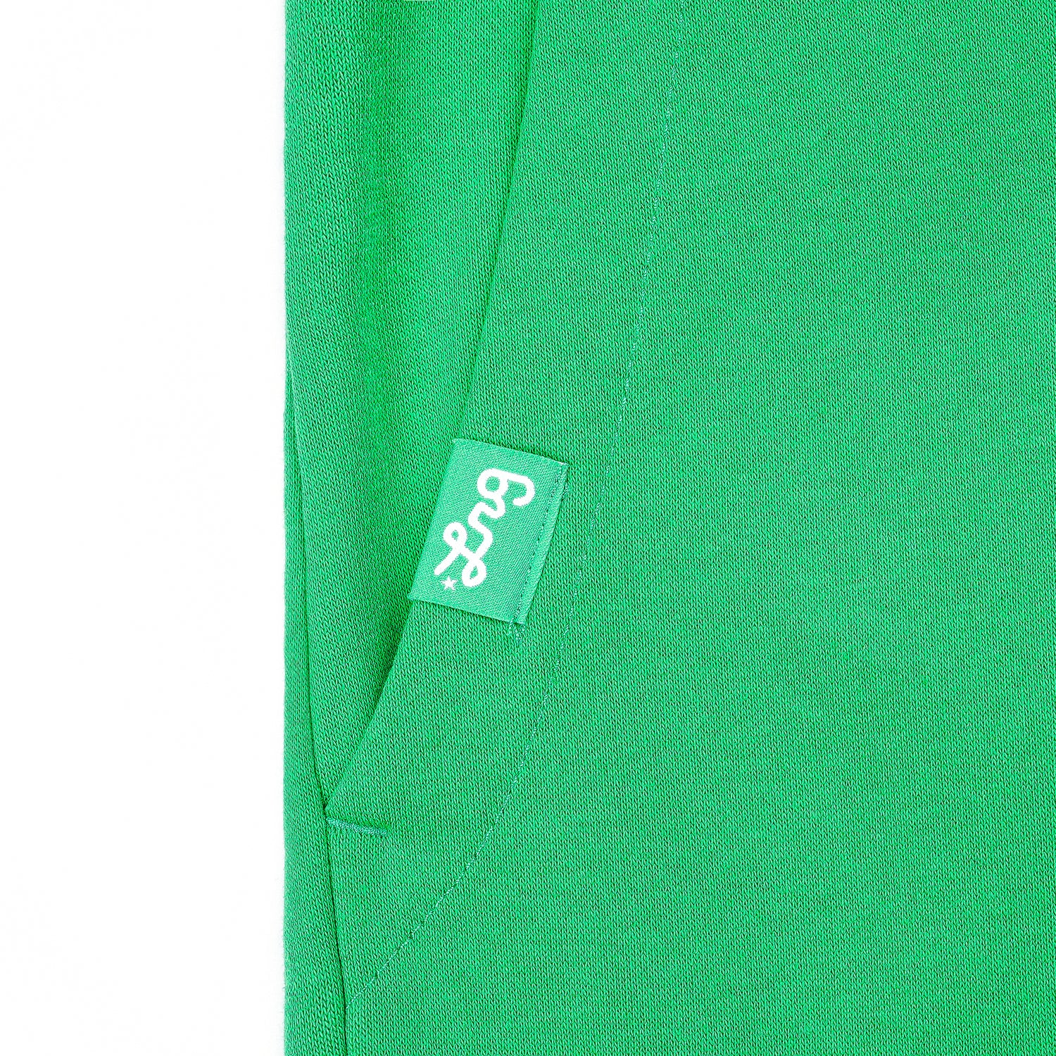 LIFTED SCRIPT SHORT - Kelly Green