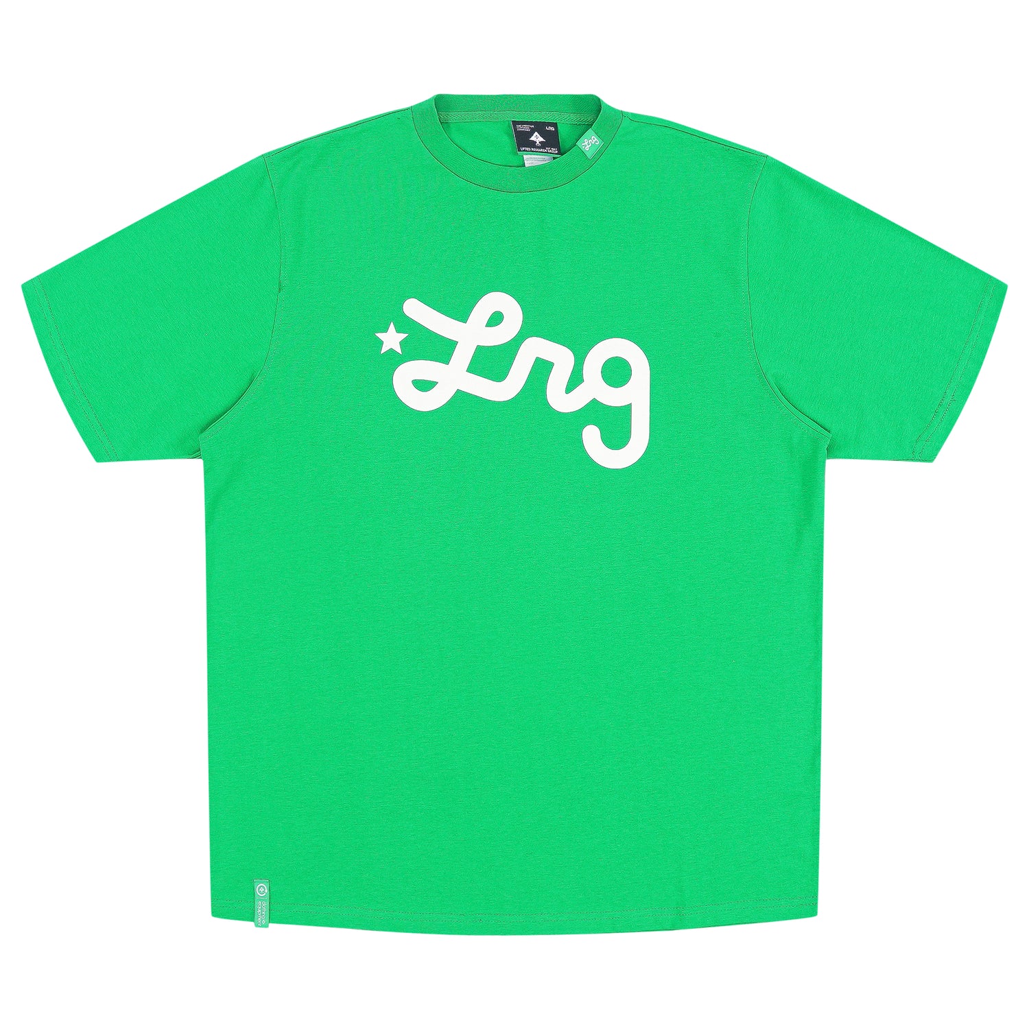 Lifted Script Tee - Kelly Green