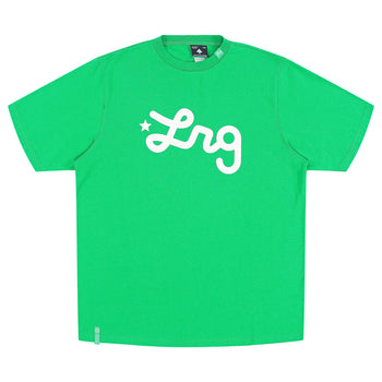 Lifted Script Tee - Kelly Green