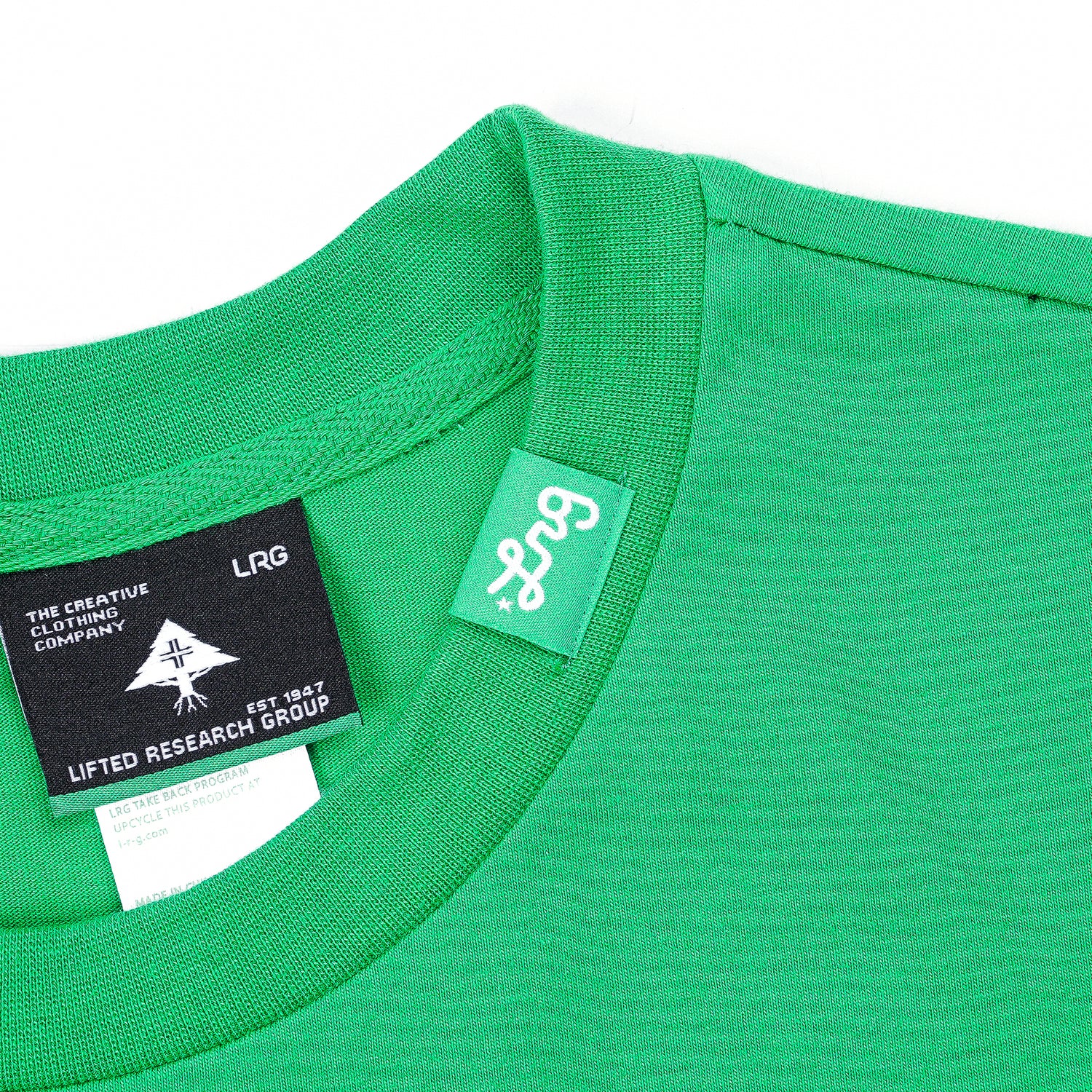 Lifted Script Tee - Kelly Green