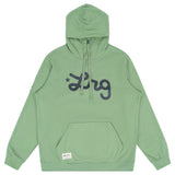 Lifted Script Pullover Hoodie - Military Green