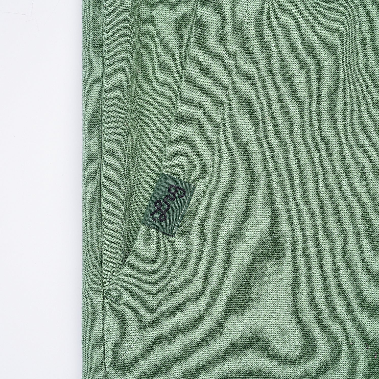 LIFTED SCRIPT SHORT - Military Green