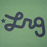 Lifted Script Tee - Military Green