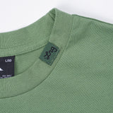 Lifted Script Tee - Military Green
