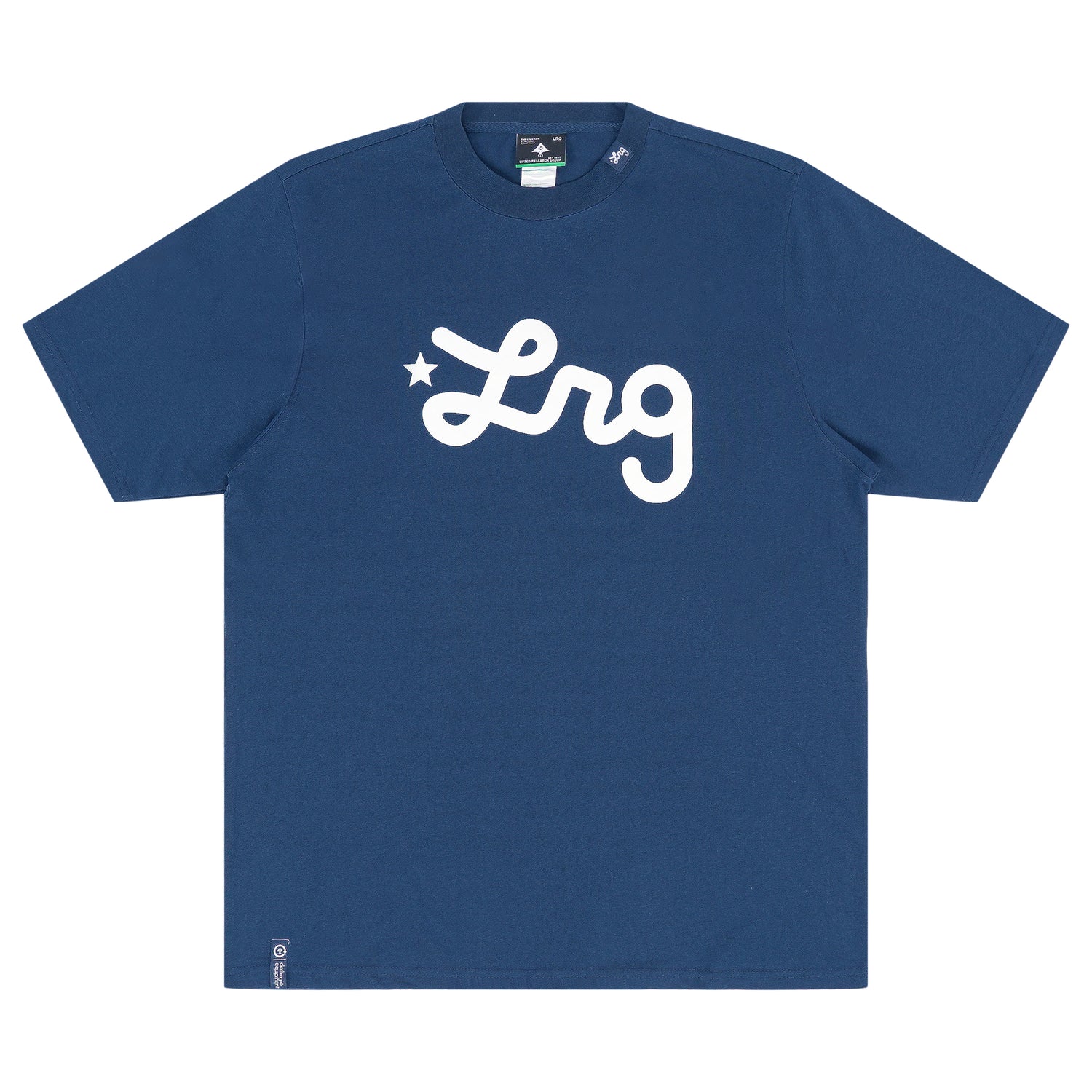Lifted Script Tee - Navy