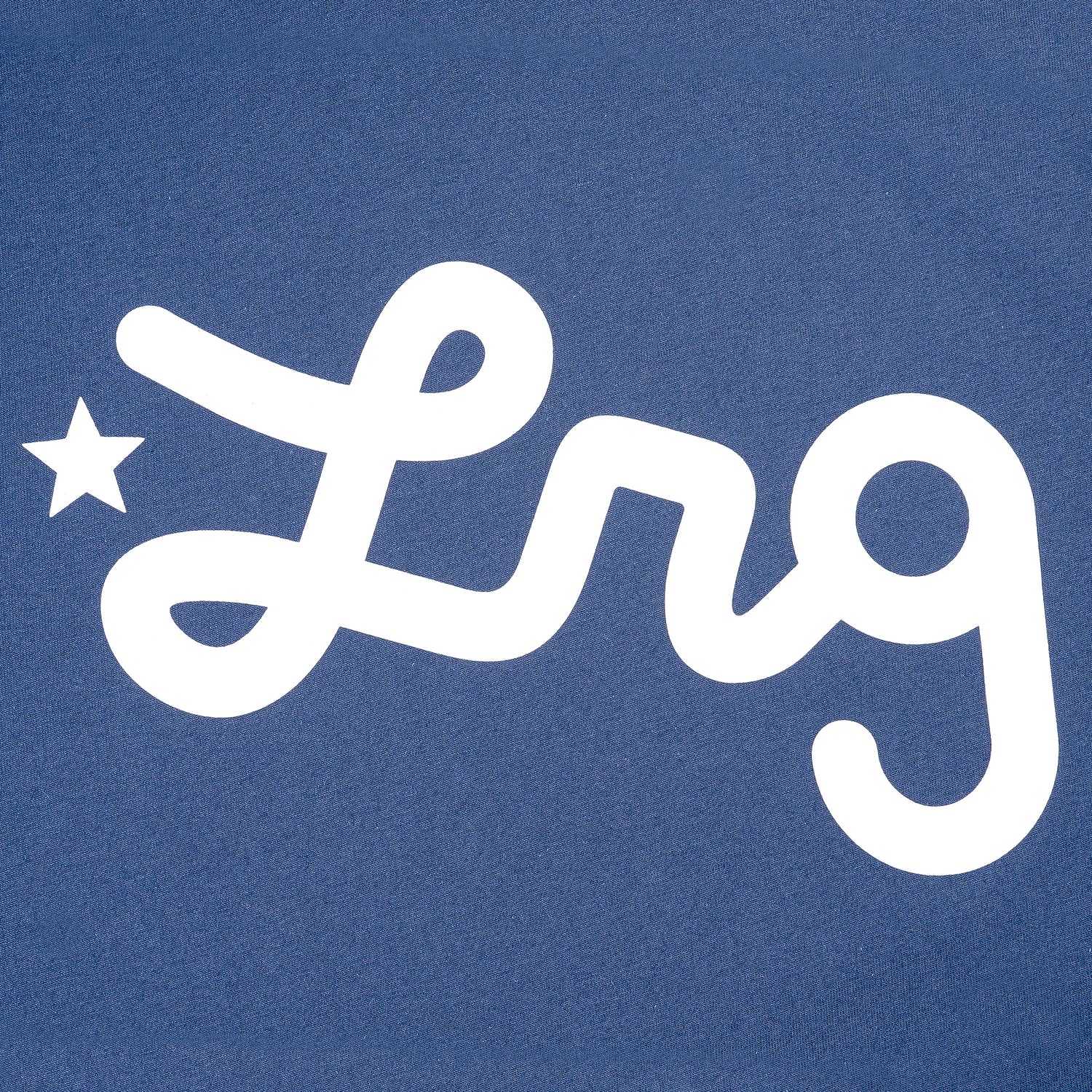 Lifted Script Tee - Navy