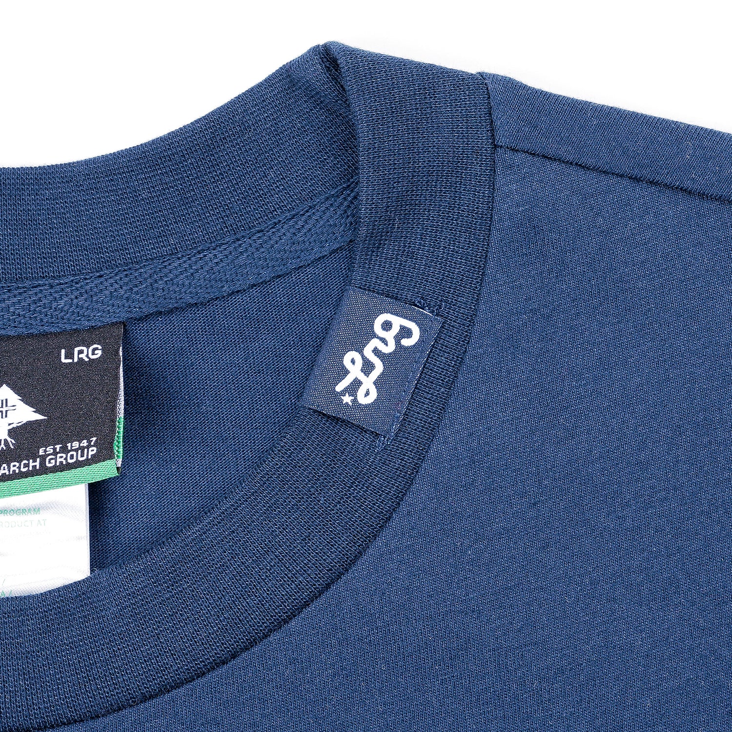 Lifted Script Tee - Navy