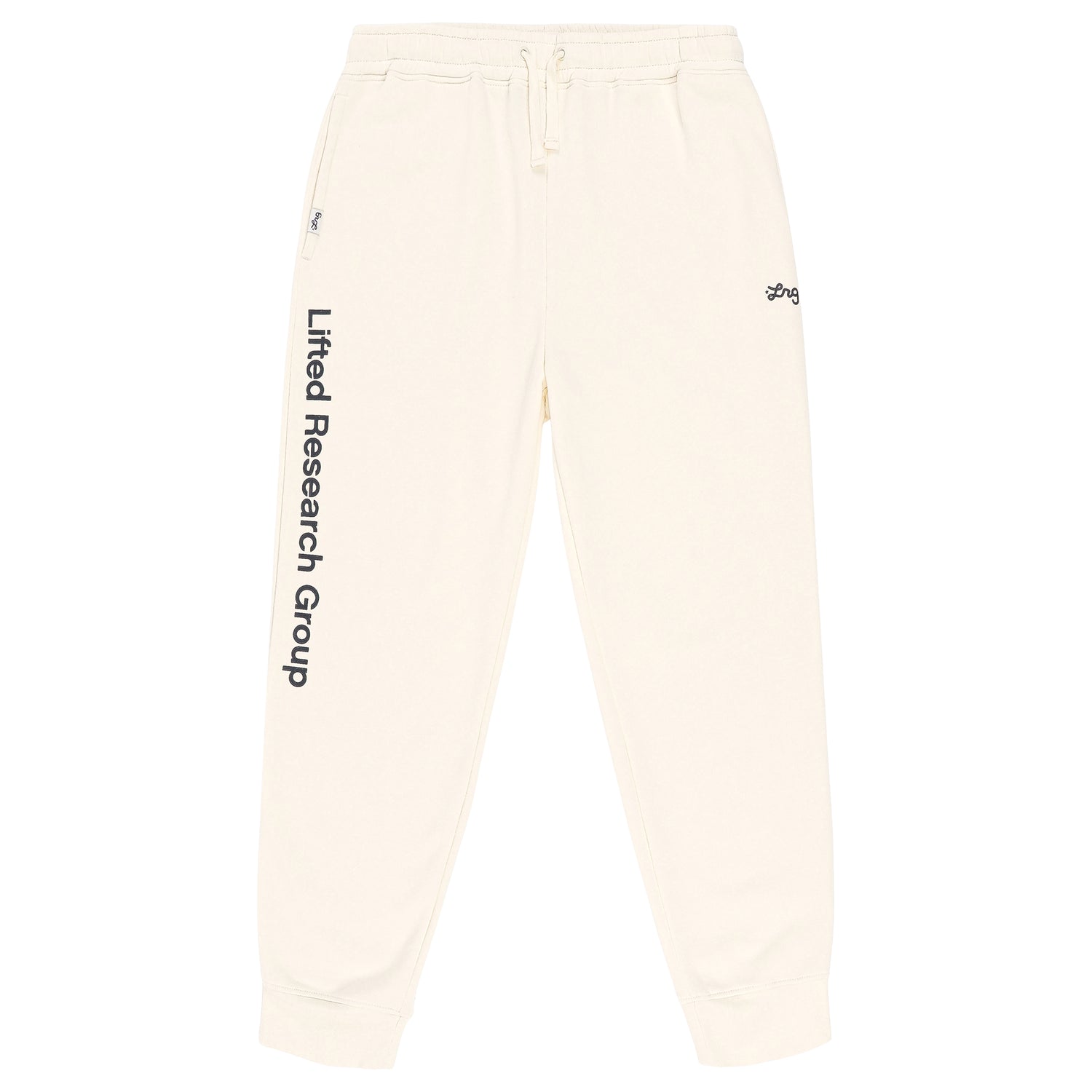 LIFTED SCRIPT JOGGER - Off White
