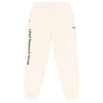 LIFTED SCRIPT JOGGER - Off White