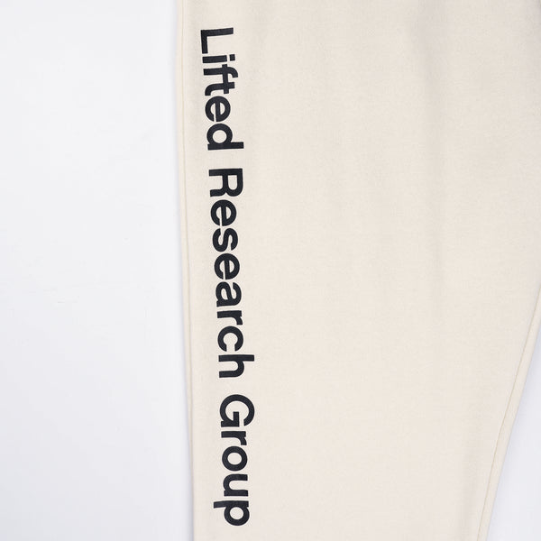 LIFTED SCRIPT JOGGER - Off White