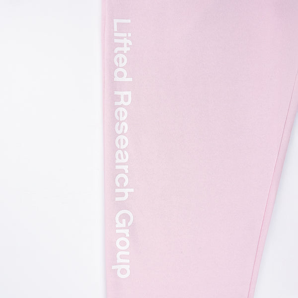 LIFTED SCRIPT JOGGER - Pink