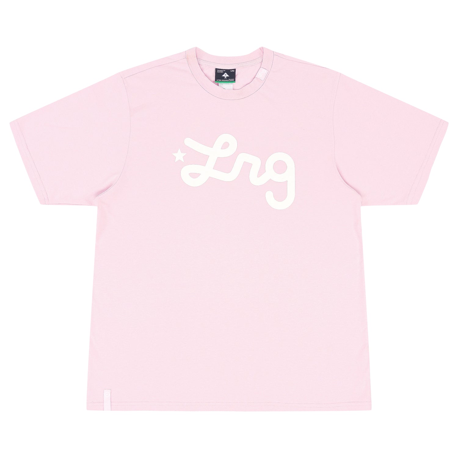 Lifted Script Tee - Pink
