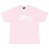 Lifted Script Tee - Pink