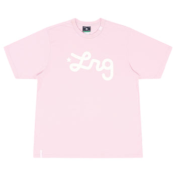 Lifted Script Tee - Pink