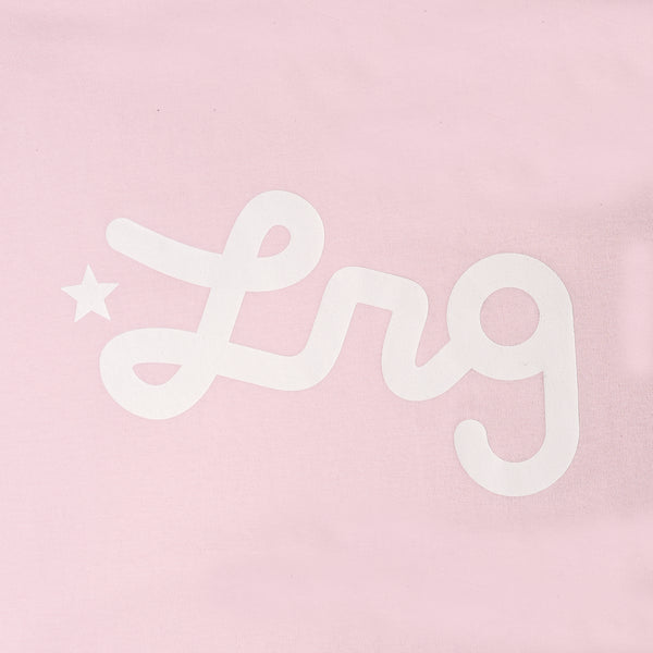 Lifted Script Tee - Pink