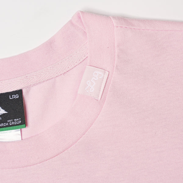 Lifted Script Tee - Pink
