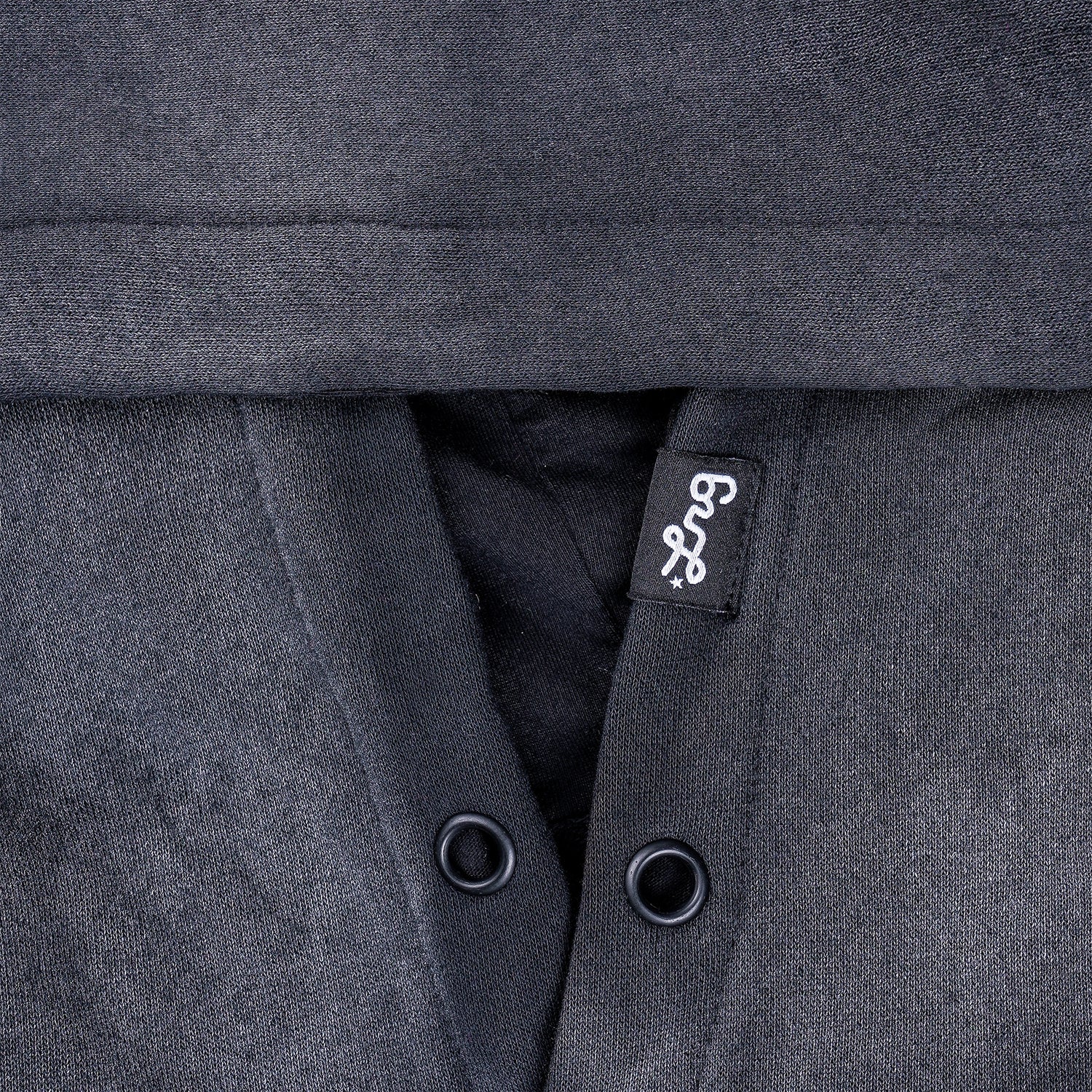 Lifted Script Pullover Hoodie - Potassium Spray Black