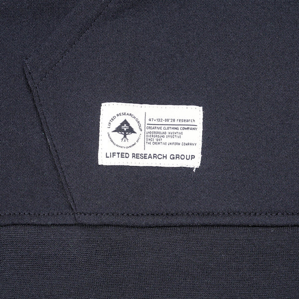 Lifted Script Pullover Hoodie - Potassium Spray Black