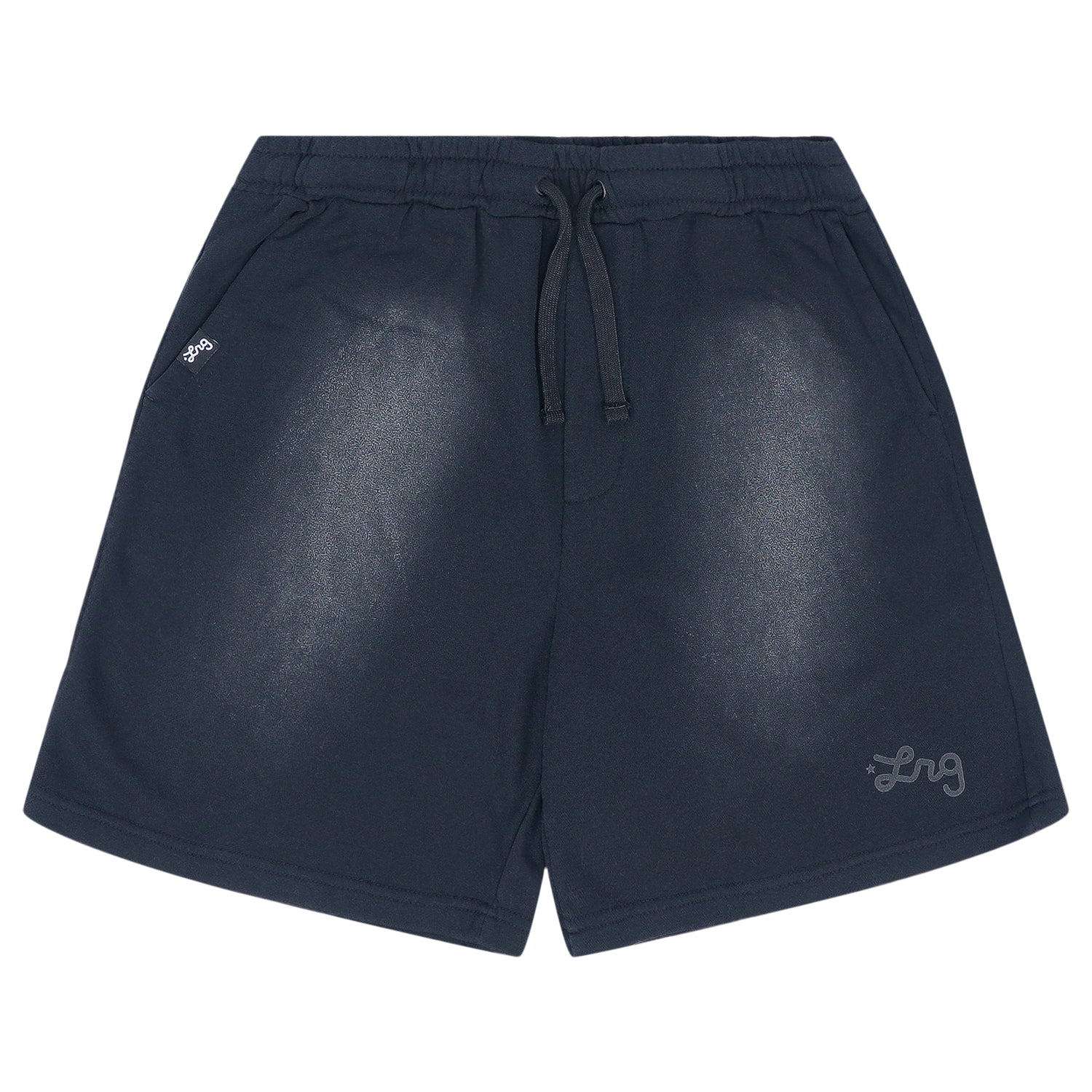 LIFTED SCRIPT SHORT - Potassium Spray Black