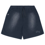 LIFTED SCRIPT SHORT - Potassium Spray Black