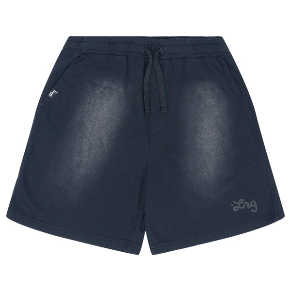 LIFTED SCRIPT SHORT - Potassium Spray Black