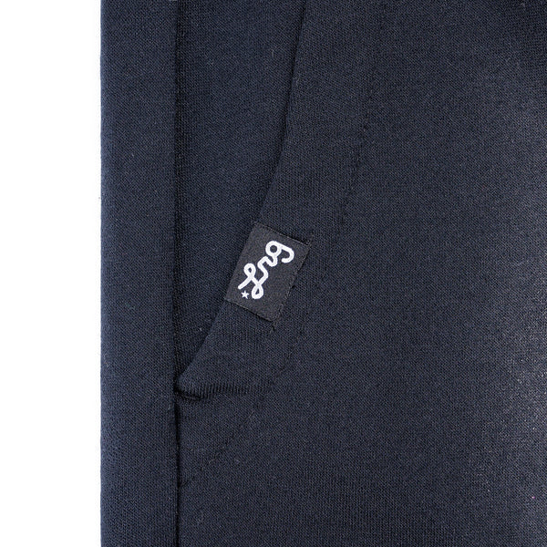 LIFTED SCRIPT SHORT - Potassium Spray Black
