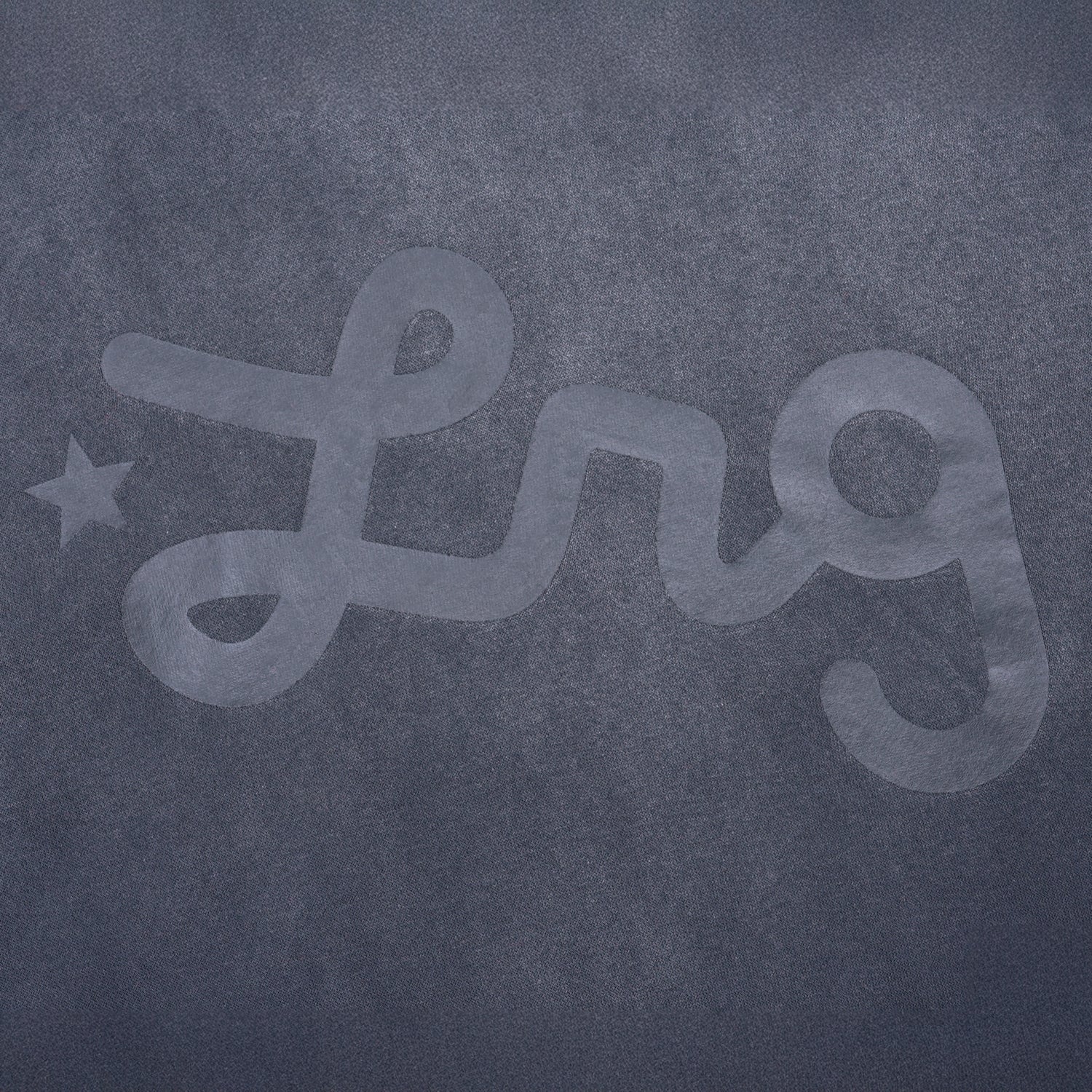 Lifted Script Tee - Potassium Spray Black