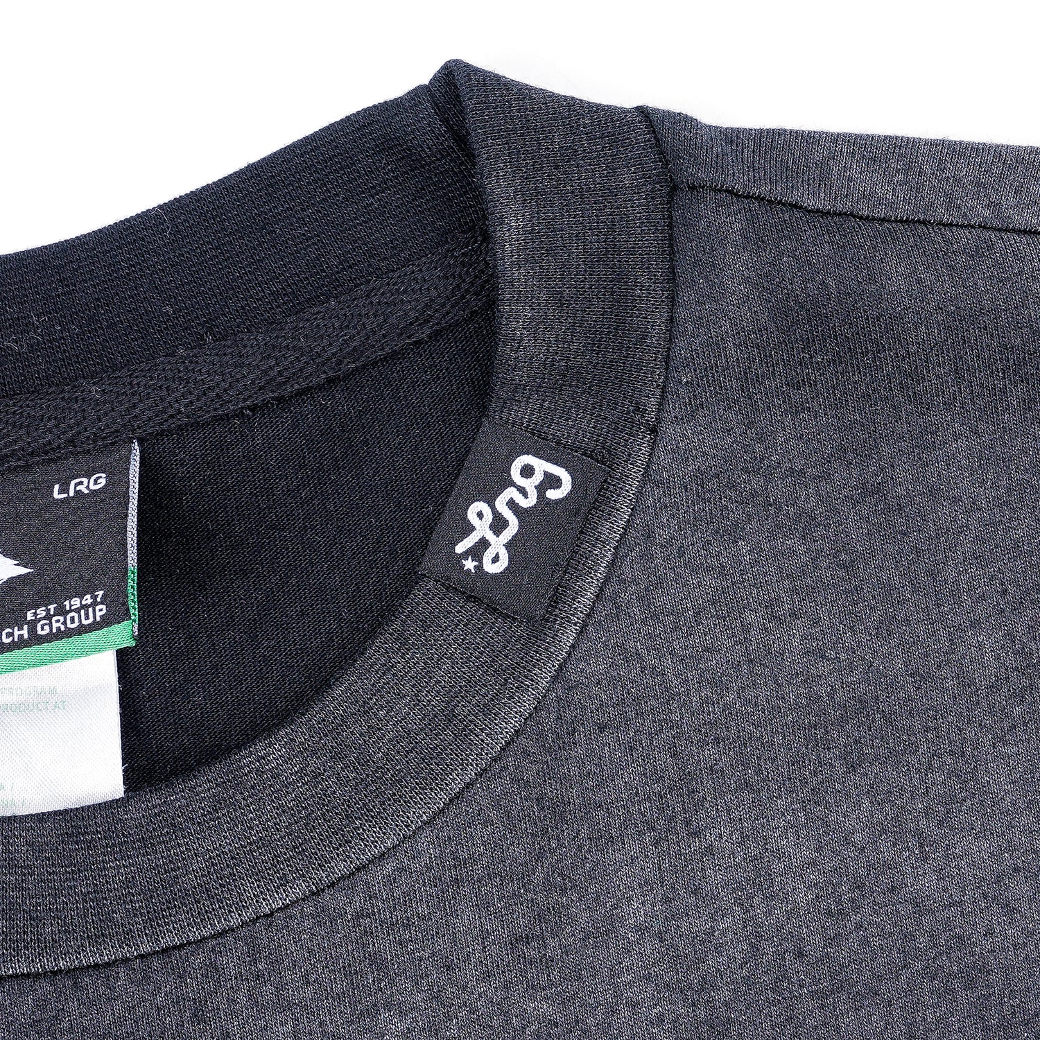 Lifted Script Tee - Potassium Spray Black