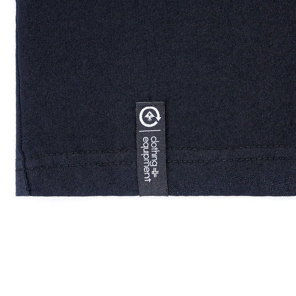 Lifted Script Tee - Potassium Spray Black