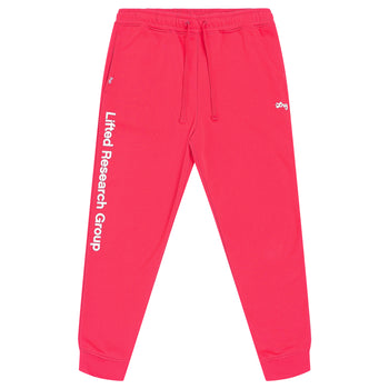 LIFTED SCRIPT JOGGER - Red Cherry