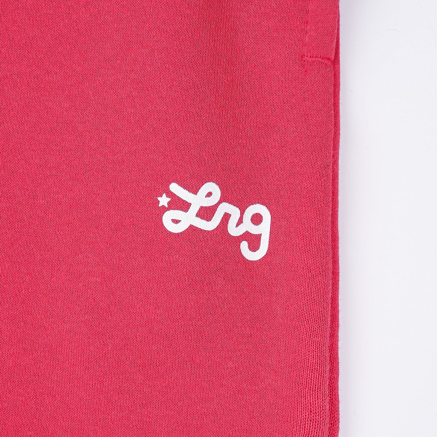 LIFTED SCRIPT JOGGER - Red Cherry