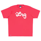 Lifted Script Tee HO25 - Red Cherry