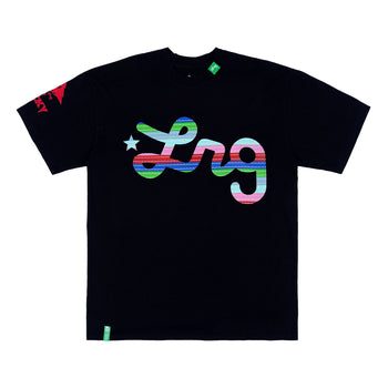 WANNA PLAY SCRIPT SS TEE - BLACK