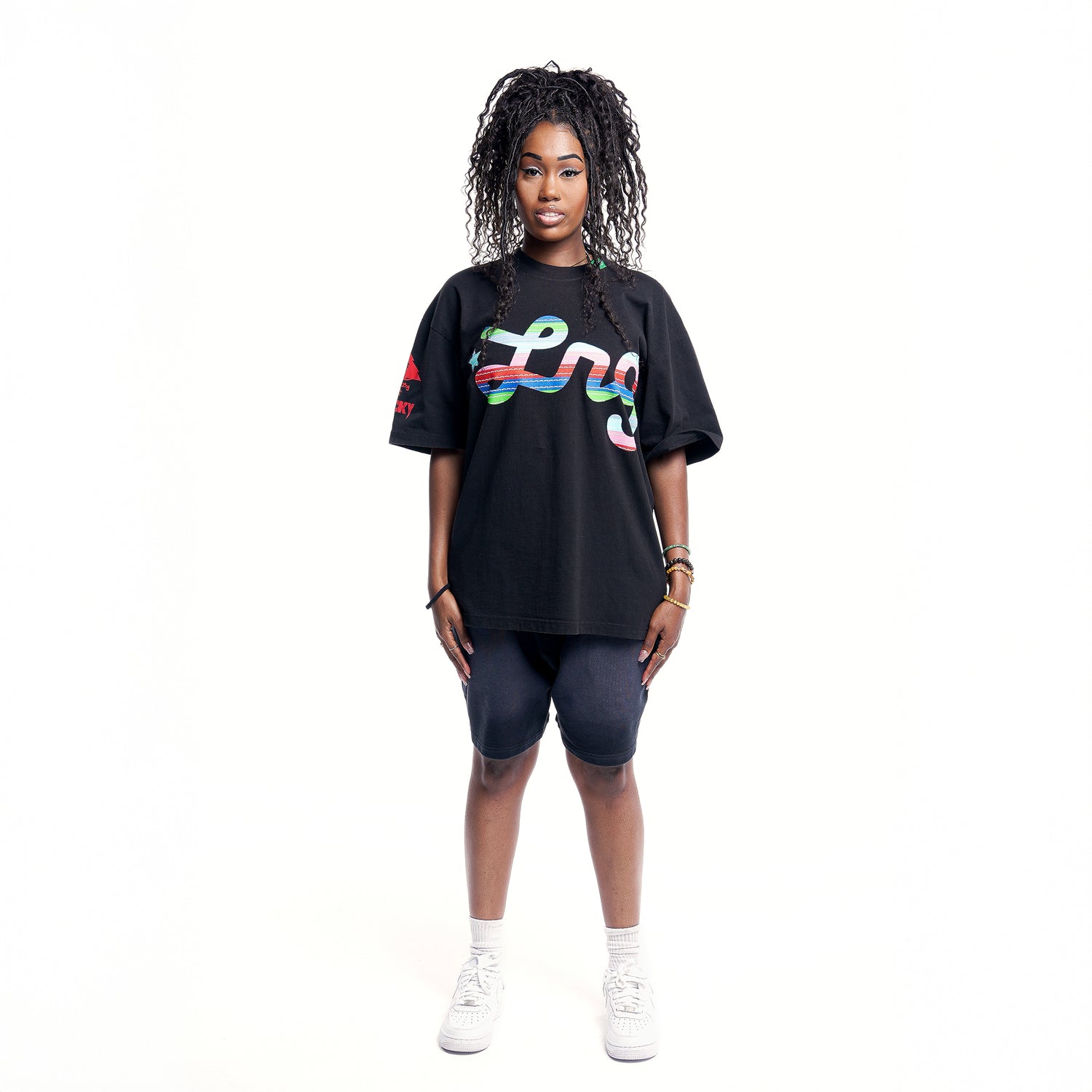 WANNA PLAY SCRIPT SS TEE - BLACK