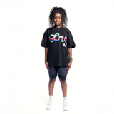 WANNA PLAY SCRIPT SS TEE - BLACK