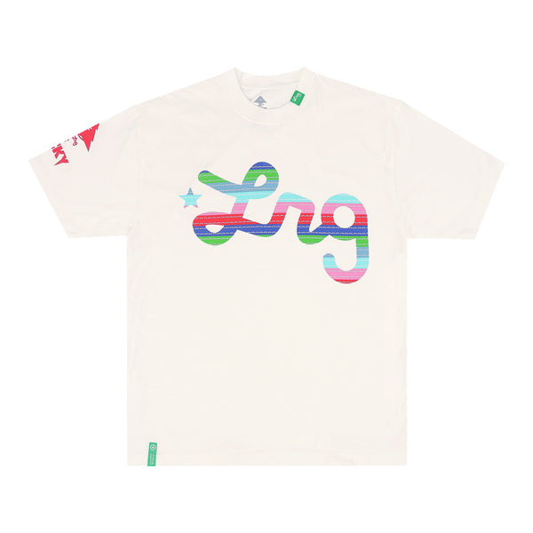WANNA PLAY SCRIPT SS TEE White | LRG Clothing