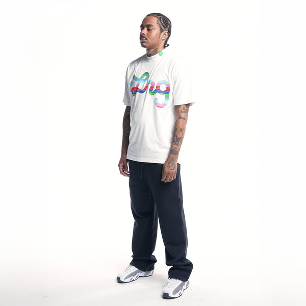 WANNA PLAY SCRIPT SS TEE - WHITE