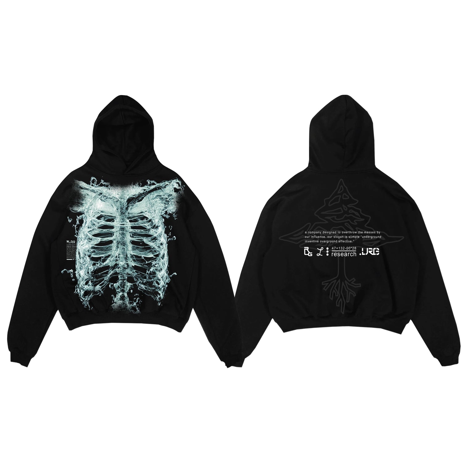 IRON LUNG PULLOVER HOODIE - BLACK