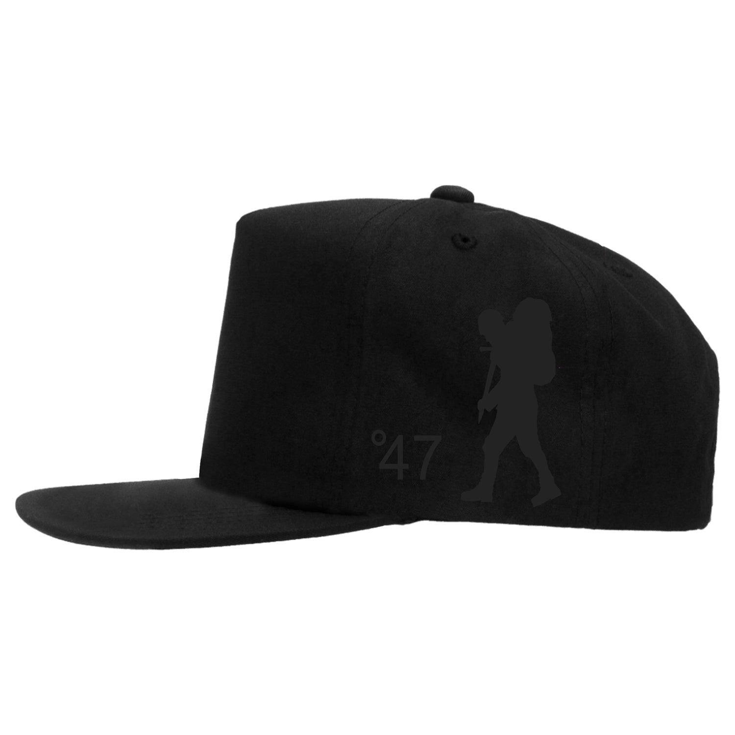 SPIN THE BLOCK 5 PANEL CAP BLACK