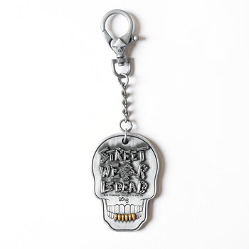 STREETWEAR SKULL KEY CHAIN - SILVER